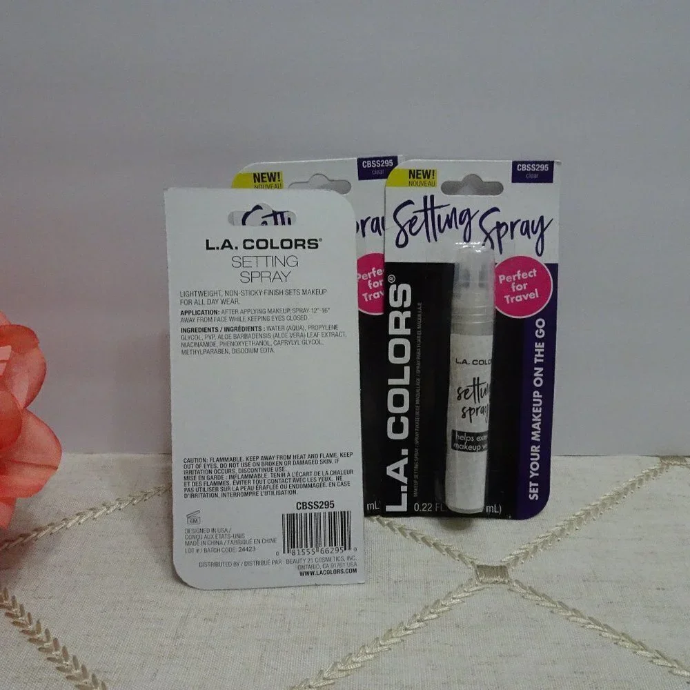 Clearance💎5/$25 L.A. Colors MAKE-UP SETTING SPRAY Travel Lot 3